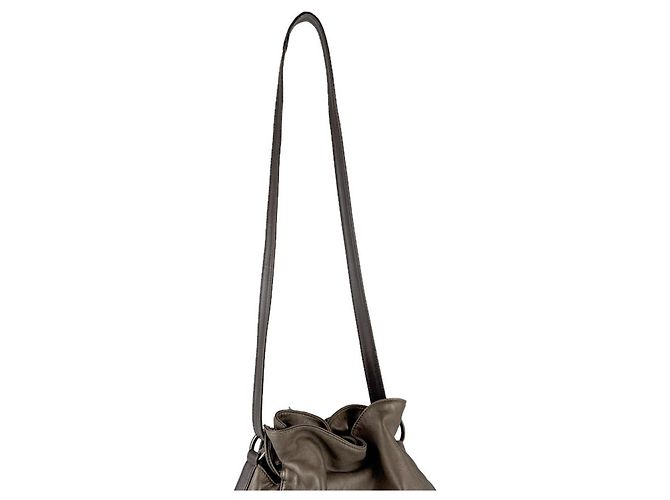 Bolsa de Ombro de Couro Flamenco da Loewe - vista 10