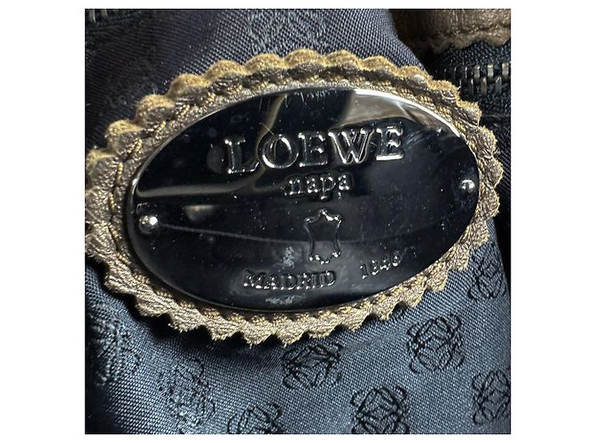 Bolsa de Ombro de Couro Flamenco da Loewe - vista 12