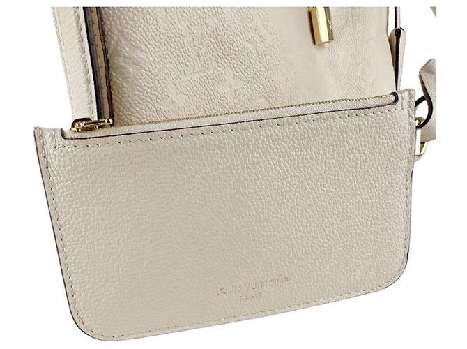Borsa a Spalla Monogram Empreinte Louis Vuitton Crudo - vista 11