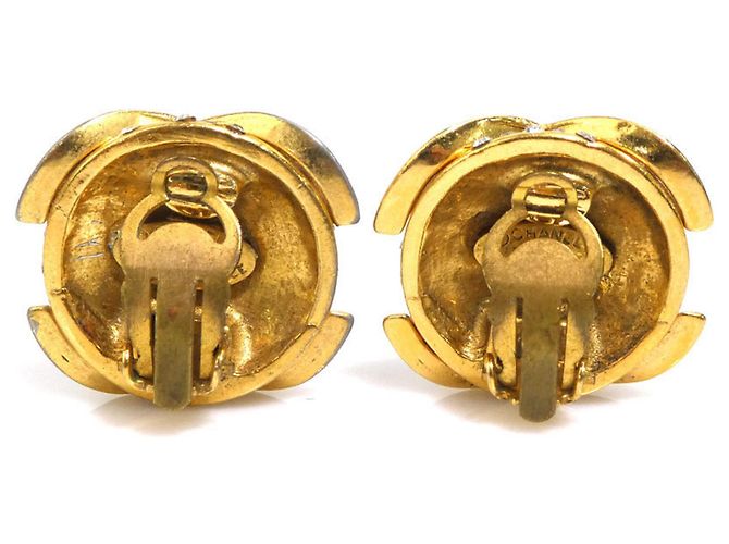 Chanel Clip-Ohrringe mit Coco Mark Design - Ansicht 4