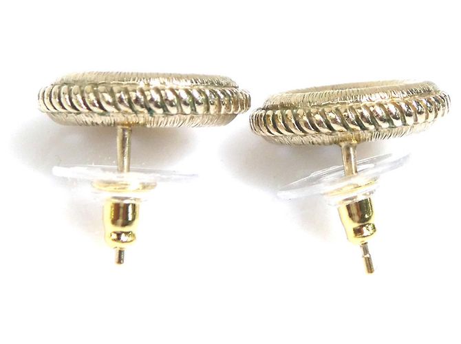 Orecchini in metallo dorato Chanel D'oro - vista 4