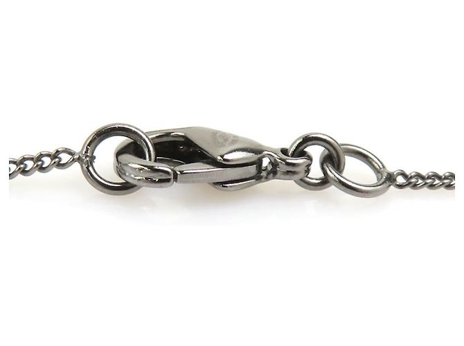 Collana da donna Chanel in nero e gunmetal Metallico - vista 7