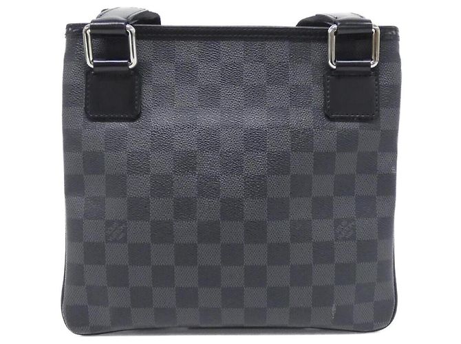 Borsa a Spalla Louis Vuitton Damier Graphite Thomas N58028 Marrone - vista 2