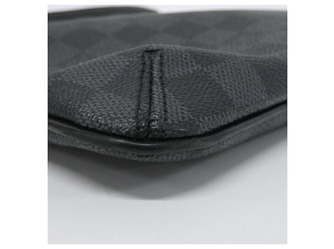 Borsa a Spalla Louis Vuitton Damier Graphite Thomas N58028 Marrone - vista 3