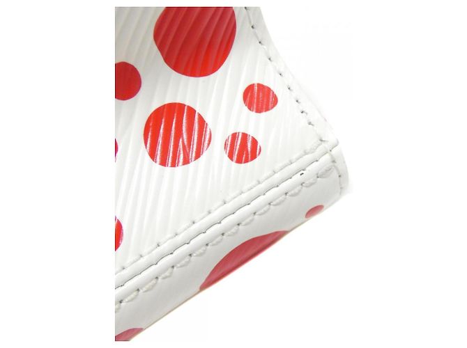 Borsa a Spalla Epi Twist PM Louis Vuitton Bianco Rosso - vista 3