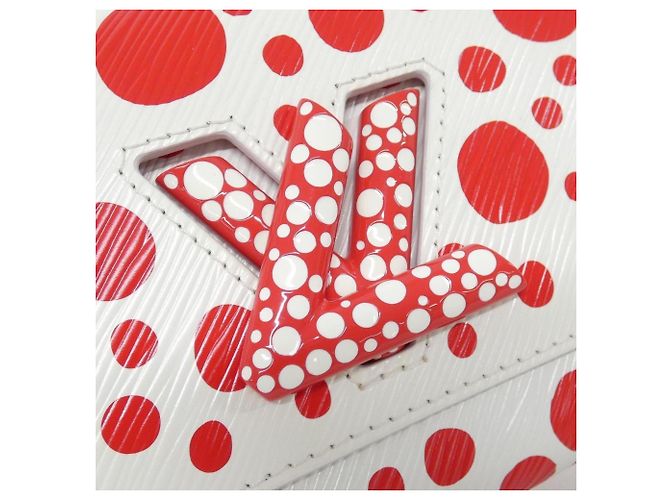 Borsa a Spalla Epi Twist PM Louis Vuitton Bianco Rosso - vista 4