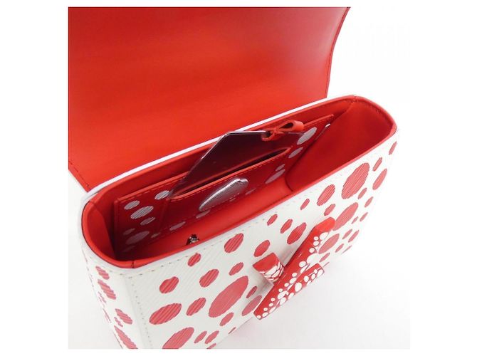 Borsa a Spalla Epi Twist PM Louis Vuitton Bianco Rosso - vista 6