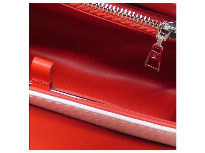 Borsa a Spalla Epi Twist PM Louis Vuitton Bianco Rosso - vista 7