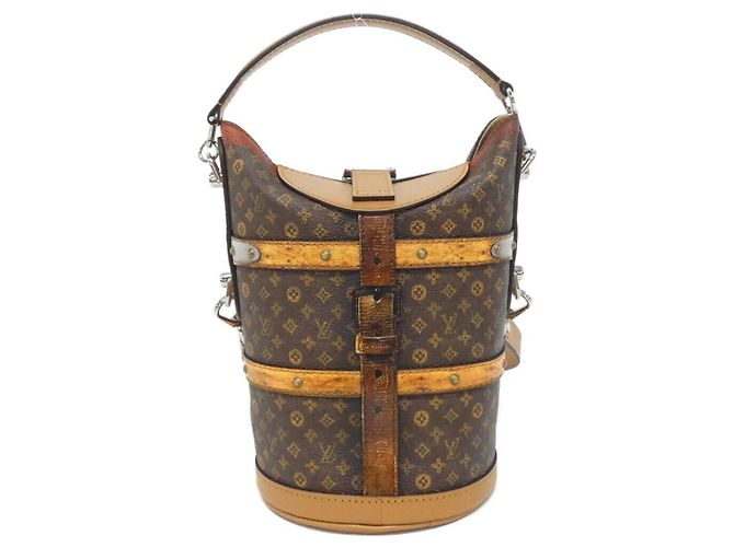 Borsa da viaggio Trompe L'Oeil Monogram Louis Vuitton Marrone - vista 2