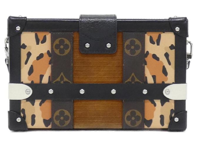 Borsa a Spalla Petite Malle Louis Vuitton Marrone - vista 2