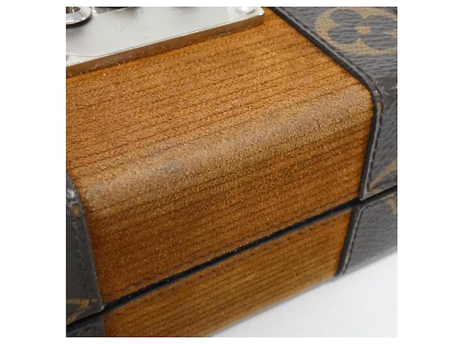 Borsa a Spalla Petite Malle Louis Vuitton Marrone - vista 3