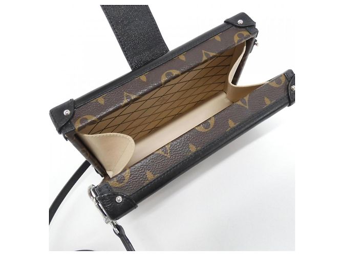 Borsa a Spalla Petite Malle Louis Vuitton Marrone - vista 6
