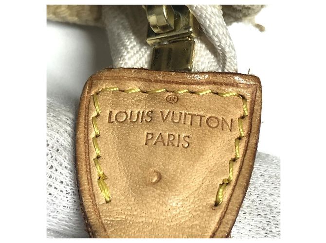 Borsa a Spalla Louis Vuitton Antigua Cabas MM Crudo Blu navy - vista 14