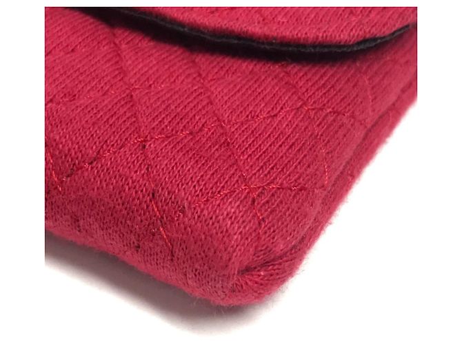 Pochette Miniatura Matelassé Logo CC Vintage Coco di Chanel Rosso D'oro - vista 6