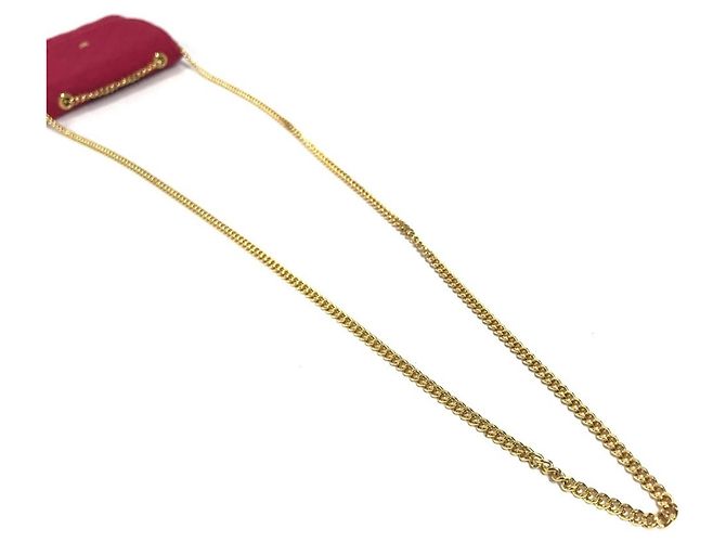 Pochette Miniatura Matelassé Logo CC Vintage Coco di Chanel Rosso D'oro - vista 9