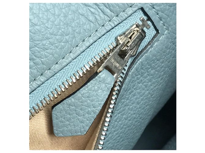 Hermès Borsa a Spalla/Tote Victoria Cabas HERMES Blu - vista 15