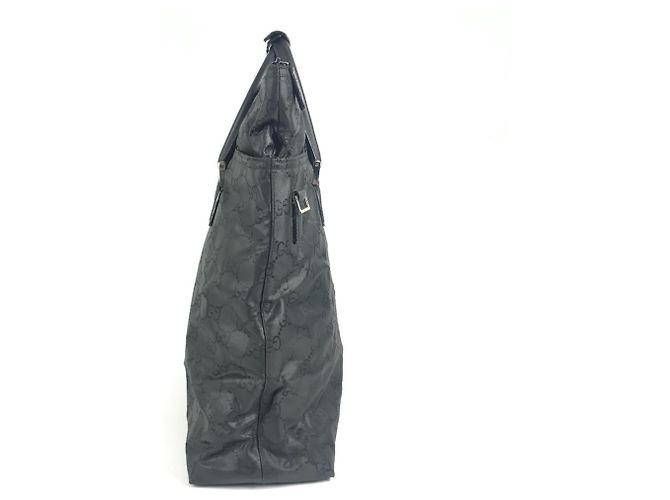 Borsa Tote Verticale GG di Gucci Nero - vista 4