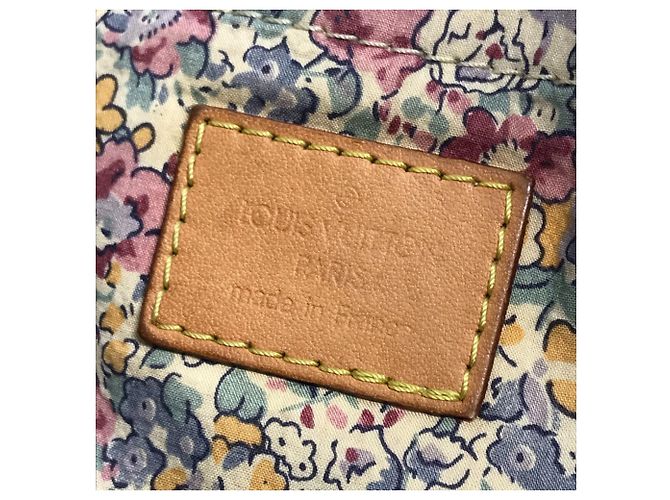 Borsa Posty in Patchwork di Denim Monogram Louis Vuitton Marrone Nero - vista 13