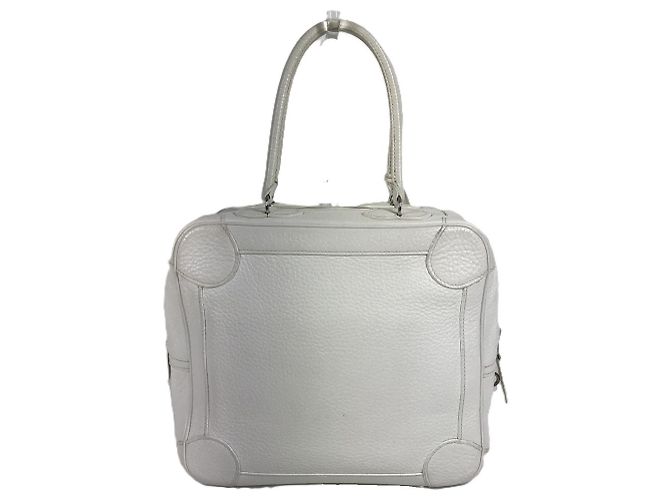 Borsa Omnibus PM di Hermès Bianco - vista 2