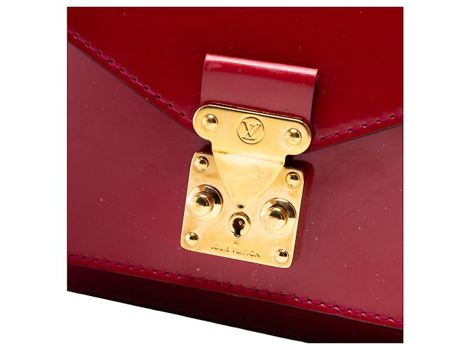 Louis Vuitton Monceau BB in Vernis Rosso - vista 6