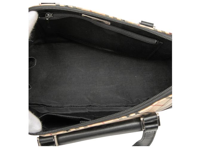 Borsa in tela Nova Check beige di Burberry - vista 4