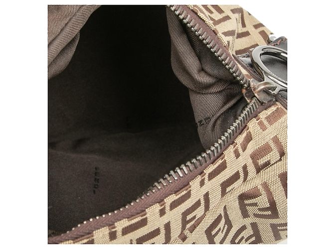 Fendi Beige Zucchino Austern Schultertasche - Ansicht 4