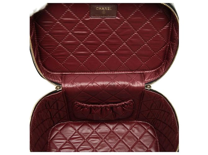Borsa Vanity in Pelle di Agnello Trapuntata Nera CC di Chanel Nero - vista 4