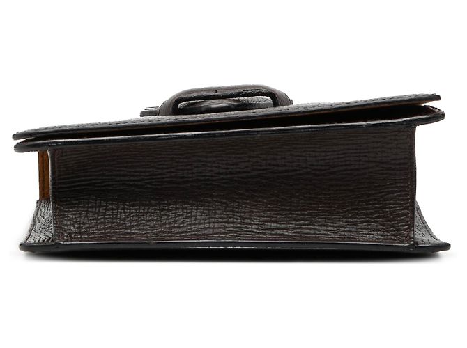 Bolso de mano Barcelona de cuero texturizado marrón LOEWE Castaño Marrón oscuro - vista 3