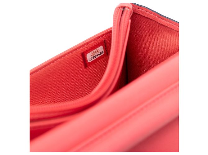 Chanel Blu Portafoglio in Pelle Matelassé Color Pop CC Wallet on Chain - vista 5