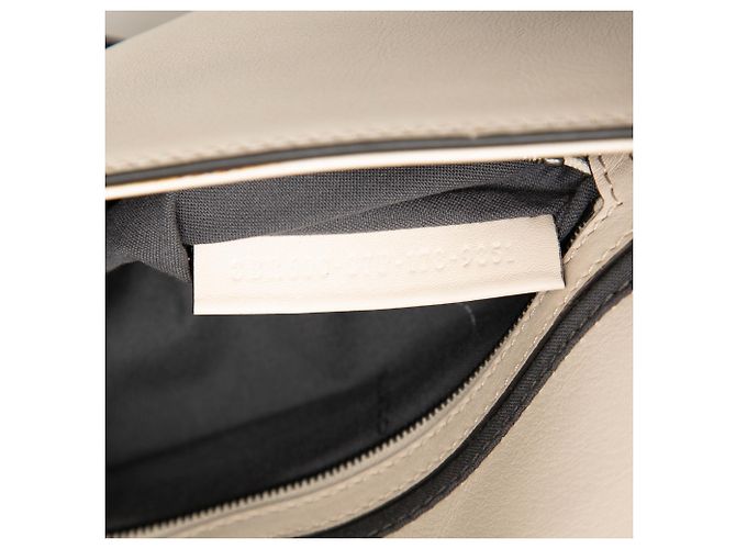 Fendi Baguette in pelle bianca con cucitura a mano Bianco - vista 6