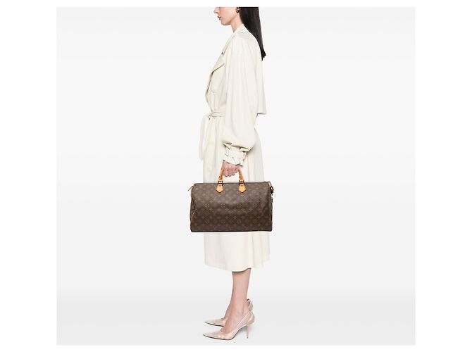 Borsa Speedy 40 Monogramma Marrone Louis Vuitton - vista 11