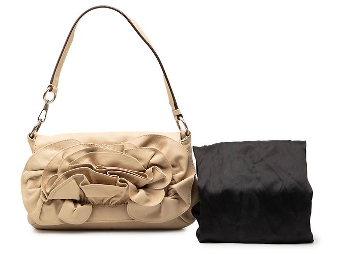 Borsa a tracolla Nadja Rose in pelle marrone di Saint Laurent Beige - vista 9