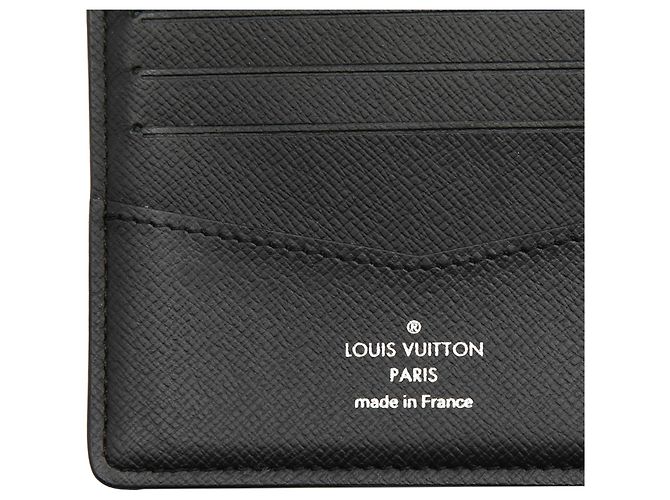 Cartera Slender Monogram Eclipse Negra Louis Vuitton Negro - vista 4