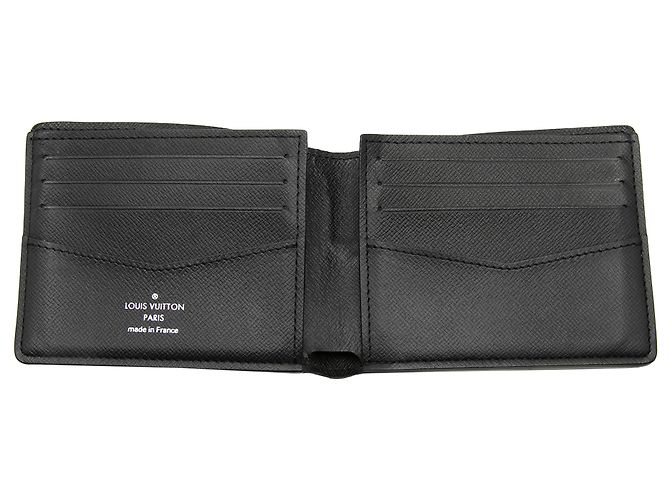 Cartera Slender Monogram Eclipse Negra Louis Vuitton Negro - vista 5