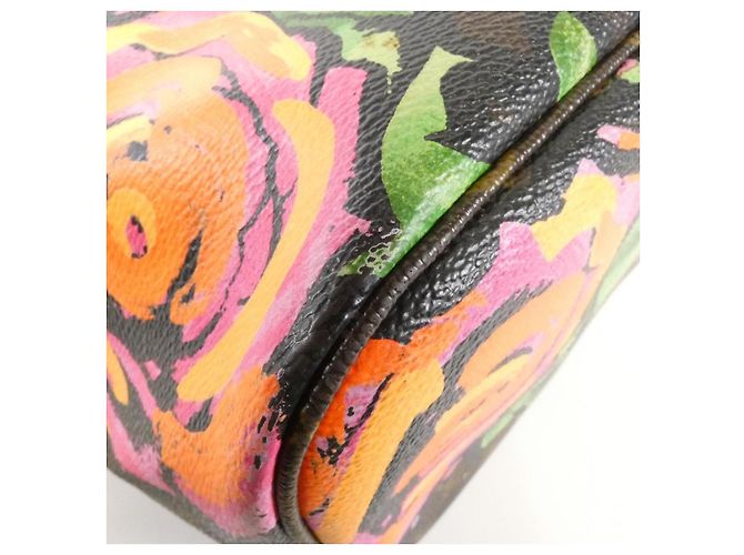 Borsa Louis Vuitton Monogram Rose Neverfull MM Marrone - vista 3