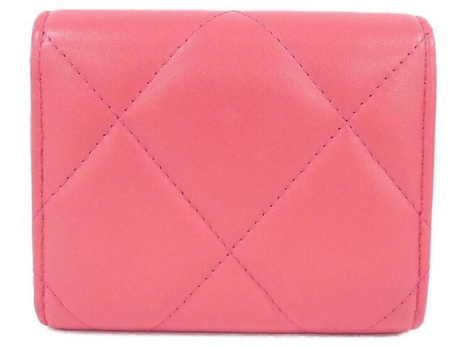 Billetera Tri-Fold Chanel 19 Línea AP0954 Rosa - vista 2