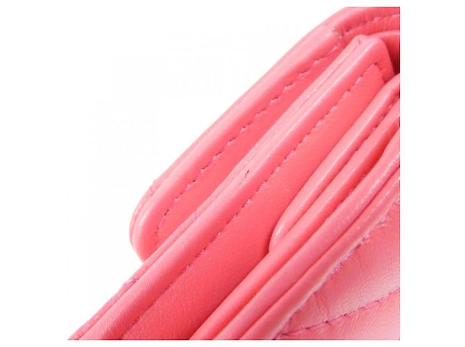 Billetera Tri-Fold Chanel 19 Línea AP0954 Rosa - vista 3