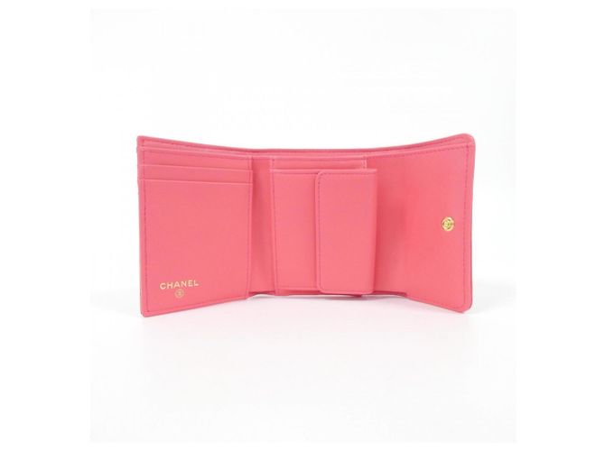 Billetera Tri-Fold Chanel 19 Línea AP0954 Rosa - vista 6