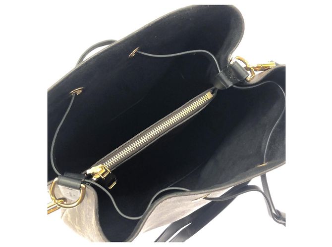 Néonoé Borsa a Spalla Neo Noé MM Monogramma Louis Vuitton Marrone Nero - vista 7