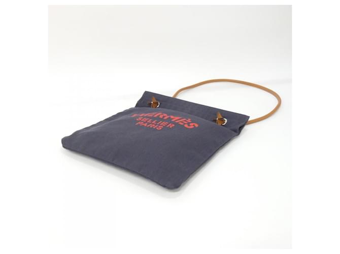 Borsa a Spalla Aline Hermès Blu D'oro - vista 3
