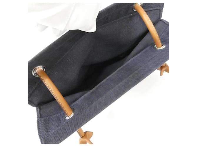 Borsa a Spalla Aline Hermès Blu D'oro - vista 8