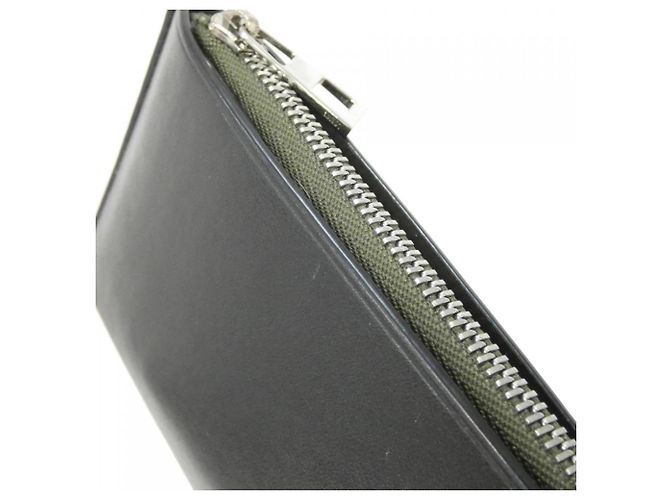 Tarjetero con monedero Loewe Pebble Slider Negro Caqui - vista 5