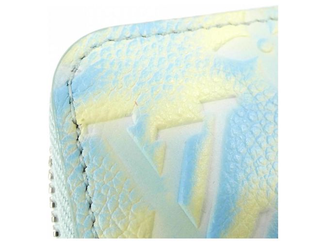 Portafoglio Zippy Monogram Empreinte Louis Vuitton Verde chiaro - vista 4