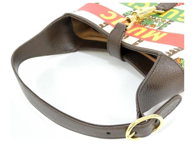 Borsa a Spalla Gucci JACKIE 1961 636706 Marrone Crudo - vista 5
