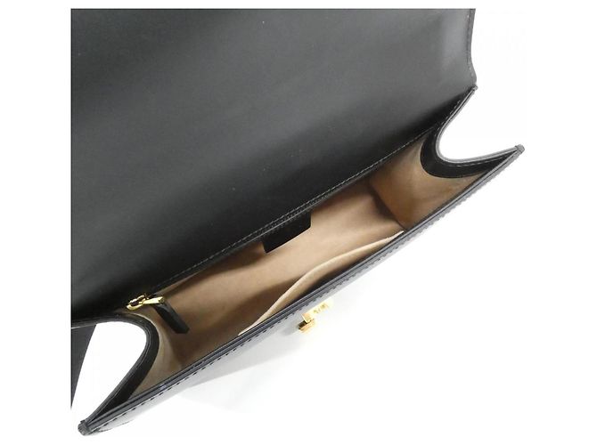 Bolsa de Ombro Gucci Sylvie 421882 CVLEG Preto - vista 7