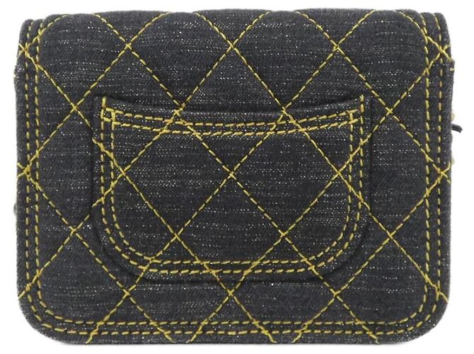 Borsa in denim Chanel AP3349 Nero - vista 2
