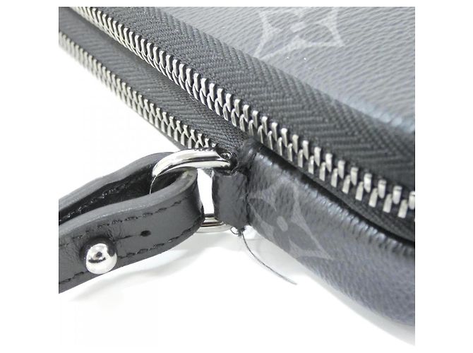 Pochette Doppia per Telefono Monogram Eclipse Inverso Louis Vuitton Nero Grigio - vista 6