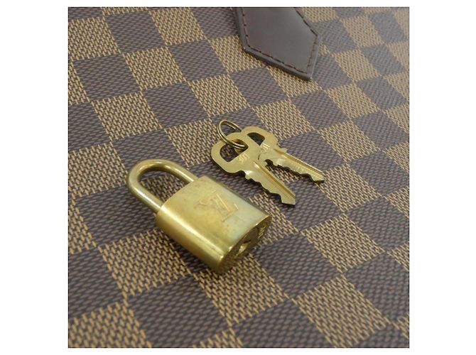 Borsa a mano Damier Alma PM Louis Vuitton Marrone - vista 4