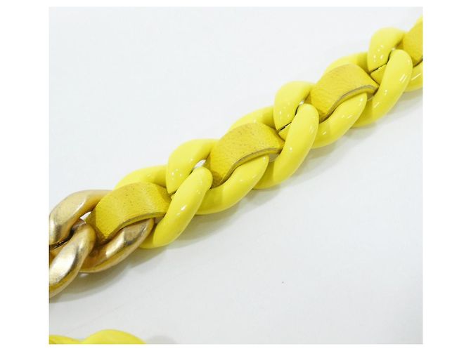 Borsa in pelle Chanel AP2738 Giallo - vista 7