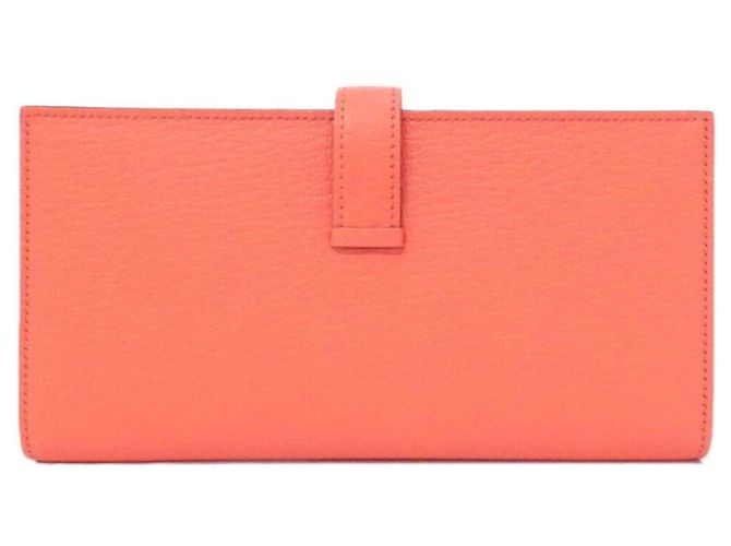 Cartera Soufflé Bearn de Hermès Rosa Roja - vista 2